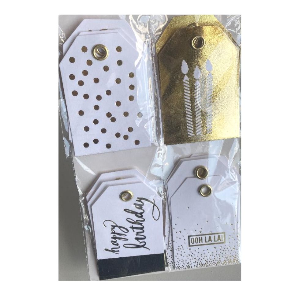 Gift Tag Set / Set de 24 Etiquetas para Regalo Sobres y Etiquetas American Crafts