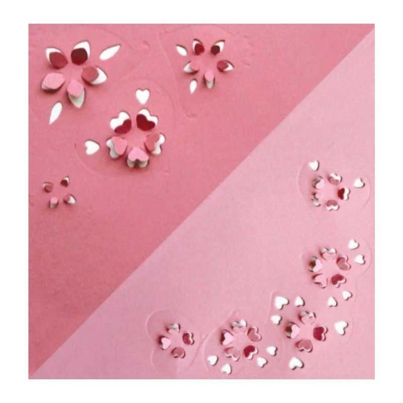 Enhanceabilities Pop-Up Dies Hearts &amp; Flowers / Suajes y Realce Corazones y Flores Descontinuado Spellbinders