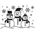 Three Snowmen Embossing Folder / Folder de Grabado Muñecos de Nieve Descontinuado Darice