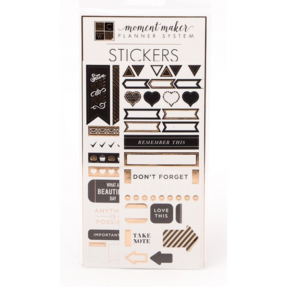 DCWV Moment Maker Planner Stickers / Estampas Para Agendas Planificadoras Descontinuado DCWV