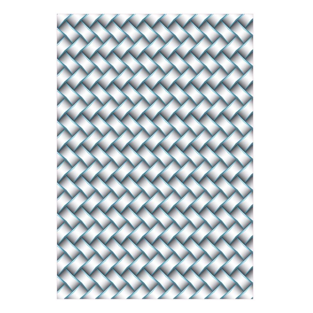 3D Textured Impressions Woven  / Folder de GrabadoTejido Descontinuado Sizzix