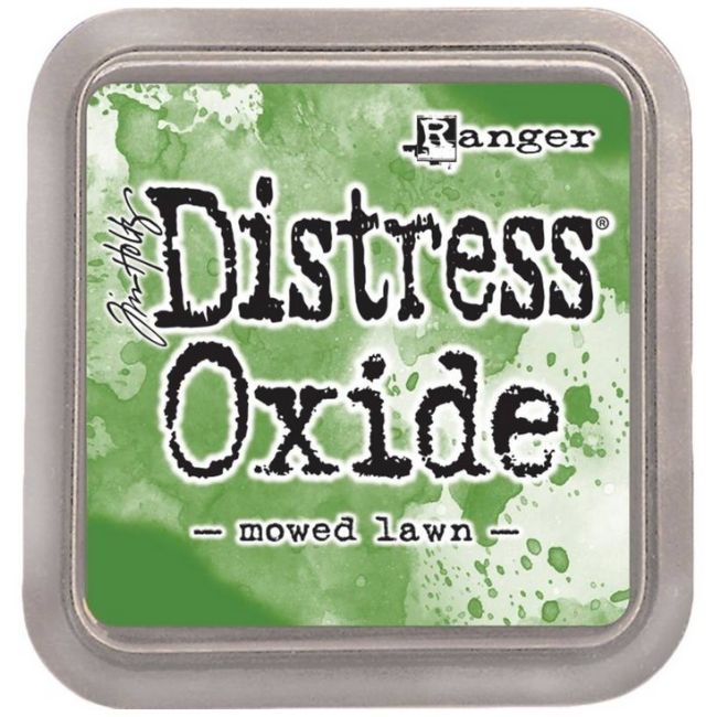 Tim Holtz Distress Oxide Mowed Lawn  / Cojin de Tinta Efecto Oxidado Verde Tintas Ranger