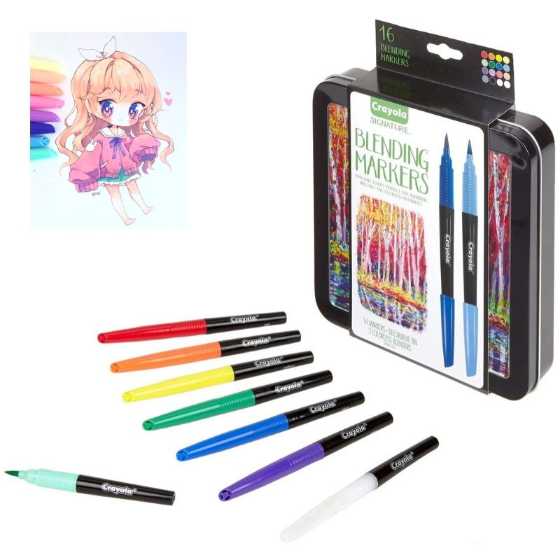 Blending Markers / Marcadores de Alcohol Marcadores &amp; Plumones Crayola