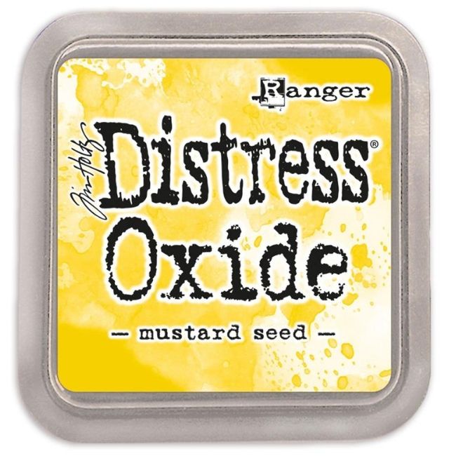 Tim Holtz Distress Oxide Mustard Seed  / Cojin de Tinta Efecto Oxidado Mostaza Tintas Ranger