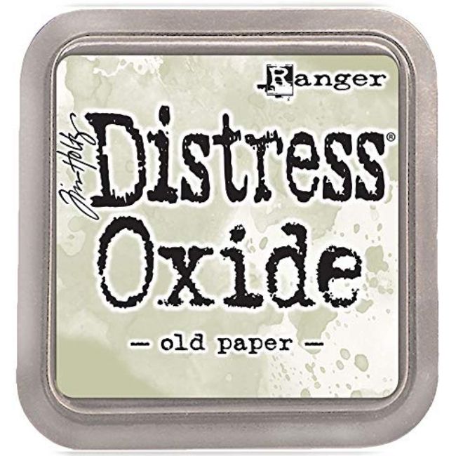 Tim Holtz Distress Oxide Old Paper  / Cojin de Tinta Efecto Oxidado Papel Viejo Tintas Ranger