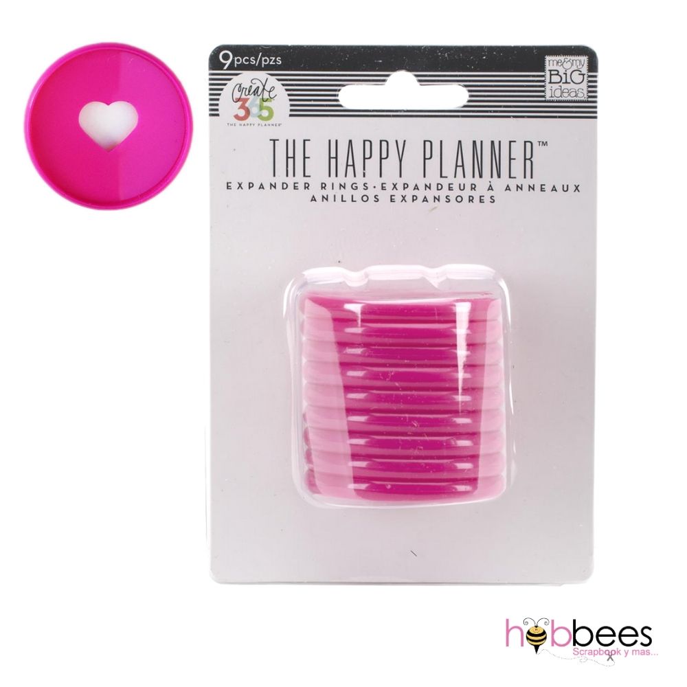 Happy Planner Discs Pink / Anillos para Agendas Planificadoras Rosa DESCONTINUADO Me &amp; My Big Ideas