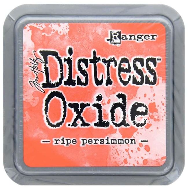 Tim Holtz Distress Oxide Ripe Persimmon / Cojin de Tinta Efecto Oxidado Persimon Tintas Ranger