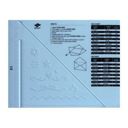 Envelope Maker with Punch / Mini Tabla para Dobleces y Sobres con Perforadora Descontinuado Joy Crafts