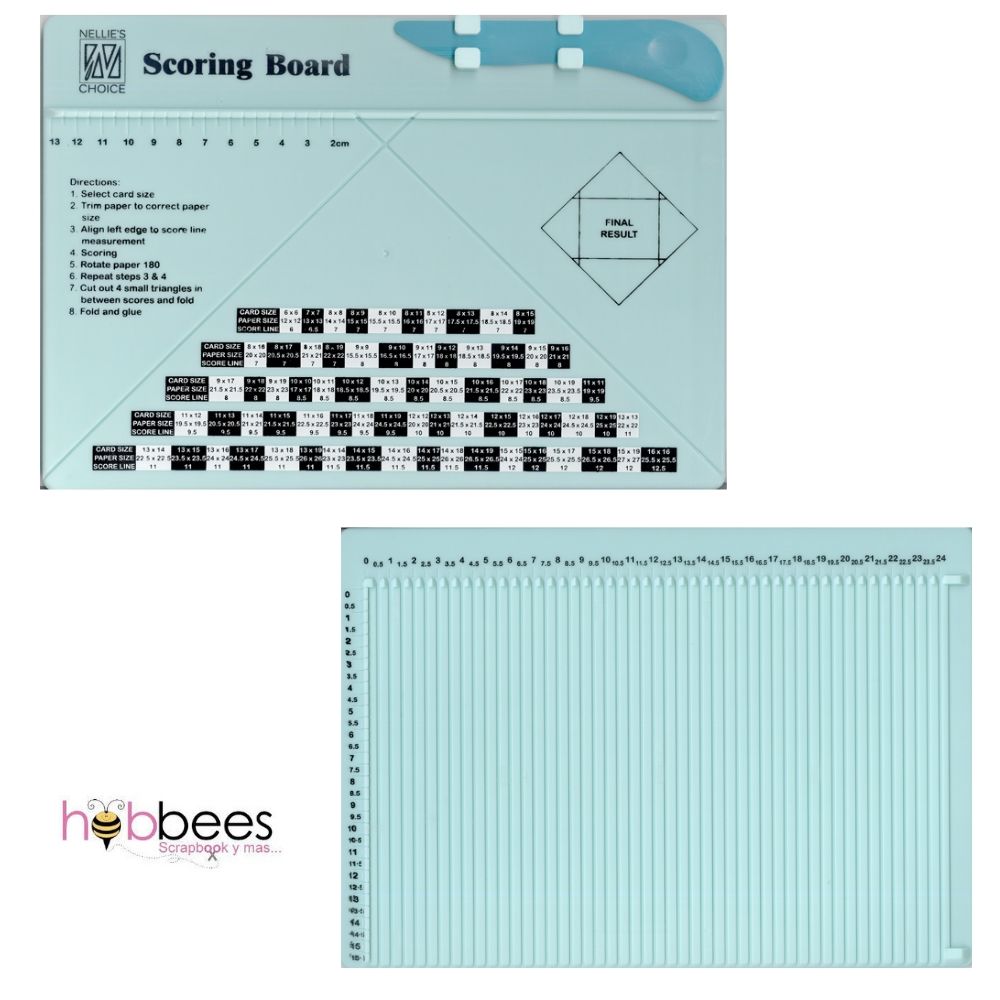 Scoring Board / Tabla para Dobleces con medidas en cm Descontinuado Joy Crafts