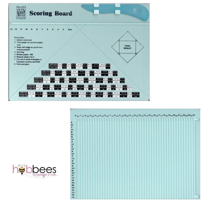 Scoring Board / Tabla para Dobleces con medidas en cm Descontinuado Joy Crafts