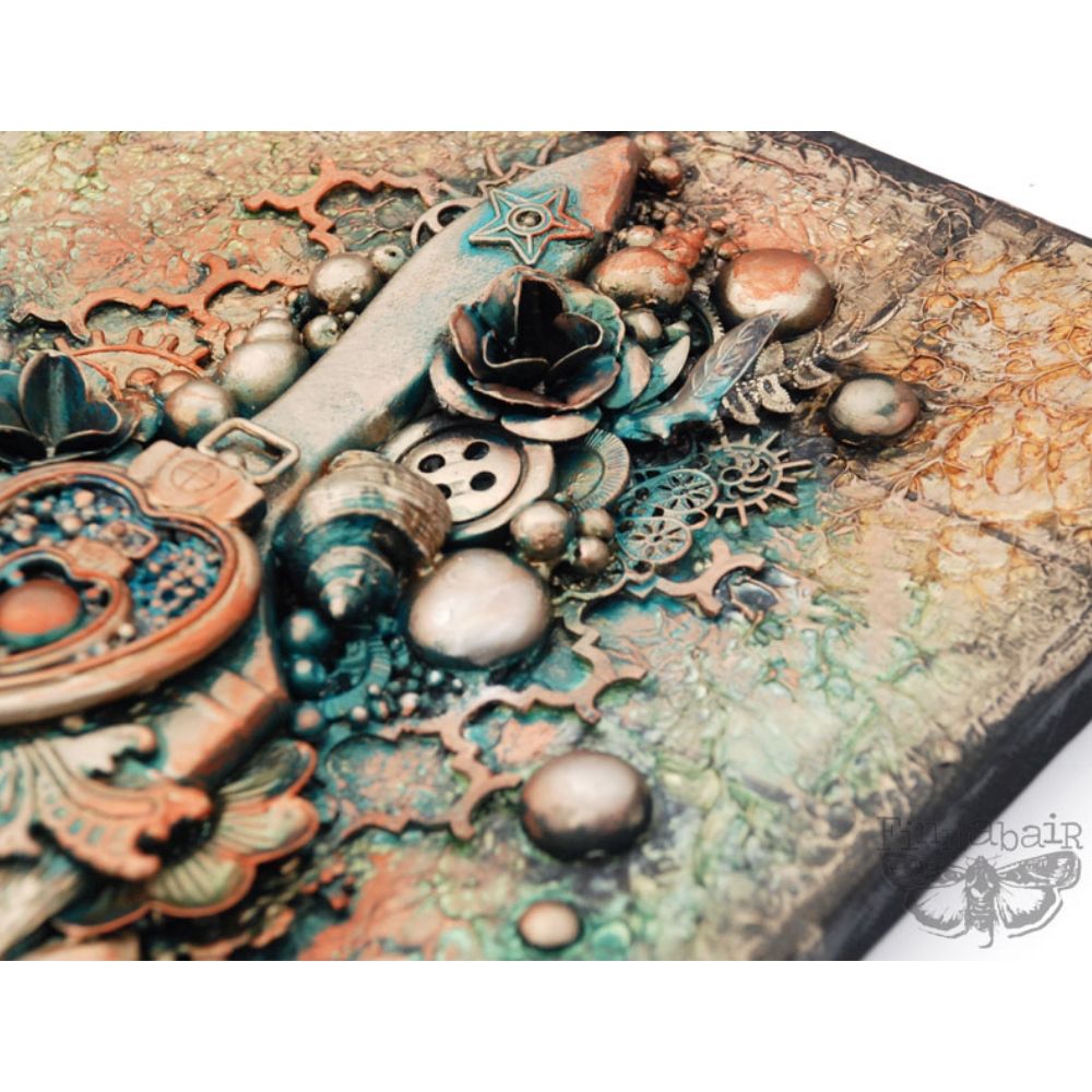 Finnabair Art Alchemy Metallique Wax Indian Pink / Pintura en Cera Rosa Indio Pintura y Medios Mixtos Prima Marketing