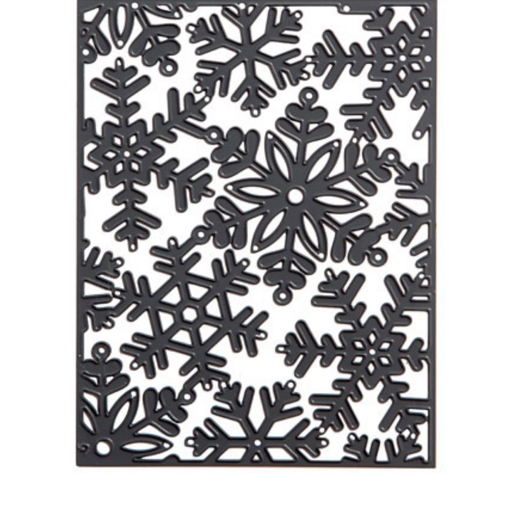 Snowflake Design Background / Suaje Fondo de Copos de Nieve Dados de Corte / Suajes / Troqueles Darice