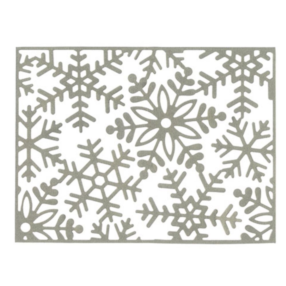 Snowflake Design Background / Suaje Fondo de Copos de Nieve Dados de Corte / Suajes / Troqueles Darice