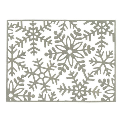 Snowflake Design Background / Suaje Fondo de Copos de Nieve Dados de Corte / Suajes / Troqueles Darice