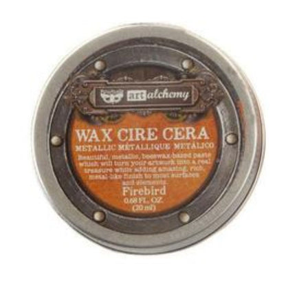 Finnabair Art Alchemy Metallique Wax Firebird / Pintura en Cera Fuego Pintura y Medios Mixtos Prima Marketing