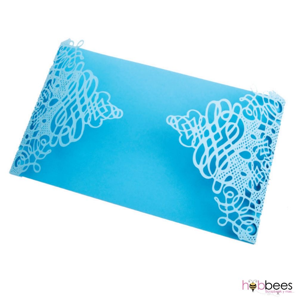 Thinlits Delicate Invitation Flap Die / Suaje de Invitación Delicada Descontinuado Sizzix