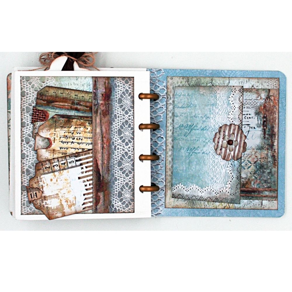 Framelits Bookplate, Hinges &amp; Label Dies / Suajes de Adornos de Libros Descontinuado Sizzix