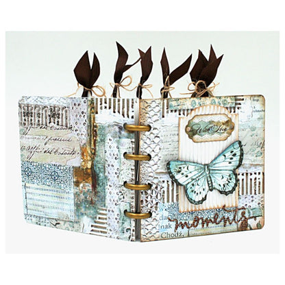 Framelits Bookplate, Hinges &amp; Label Dies / Suajes de Adornos de Libros Descontinuado Sizzix