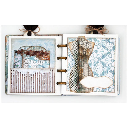 Framelits Bookplate, Hinges &amp; Label Dies / Suajes de Adornos de Libros Descontinuado Sizzix