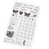 Day-To-Day Planner Clear Stamp Set / Sellos para Agendas