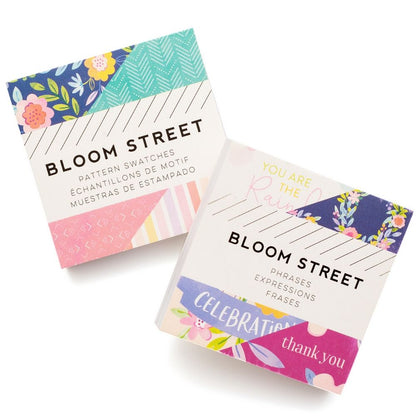 Bloom Street Mini Paper Pads / 2 Mini Blocks de Papel Floreciendo Papel Pink Paislee