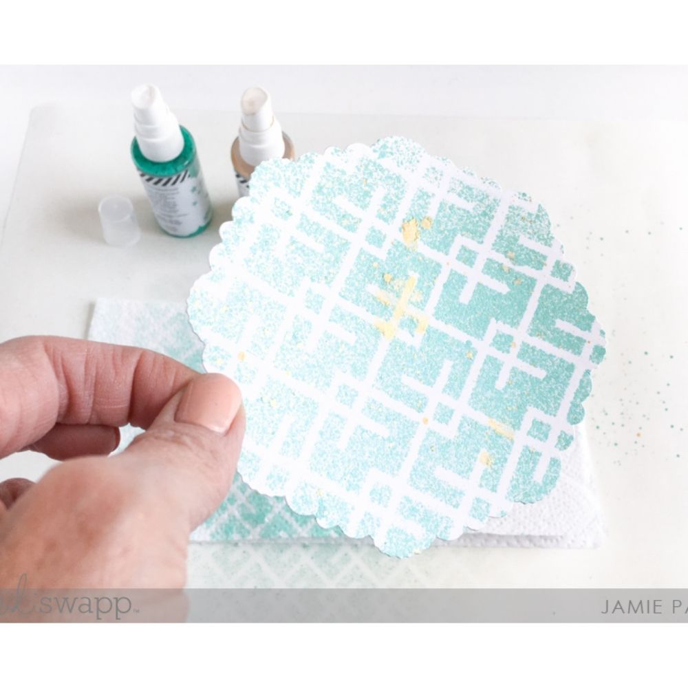 Color Shine Pack 2  / Kit de 6 Tintas en Spray con Brillitos  Heidi Swapp