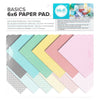 Basics Double-Sided Paper Pad / Papel Doble Cara Básicos 6x6