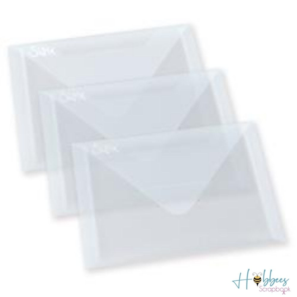 Plastic envelopes / Sobres de plástico para Almacenar Almacenamiento y Organización Sizzix