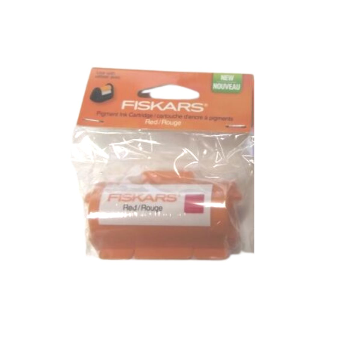 Pigment Ink Cartridge Red / Cartucho de Tinta Rojo para Continous Stamp System Tintas Fiskars