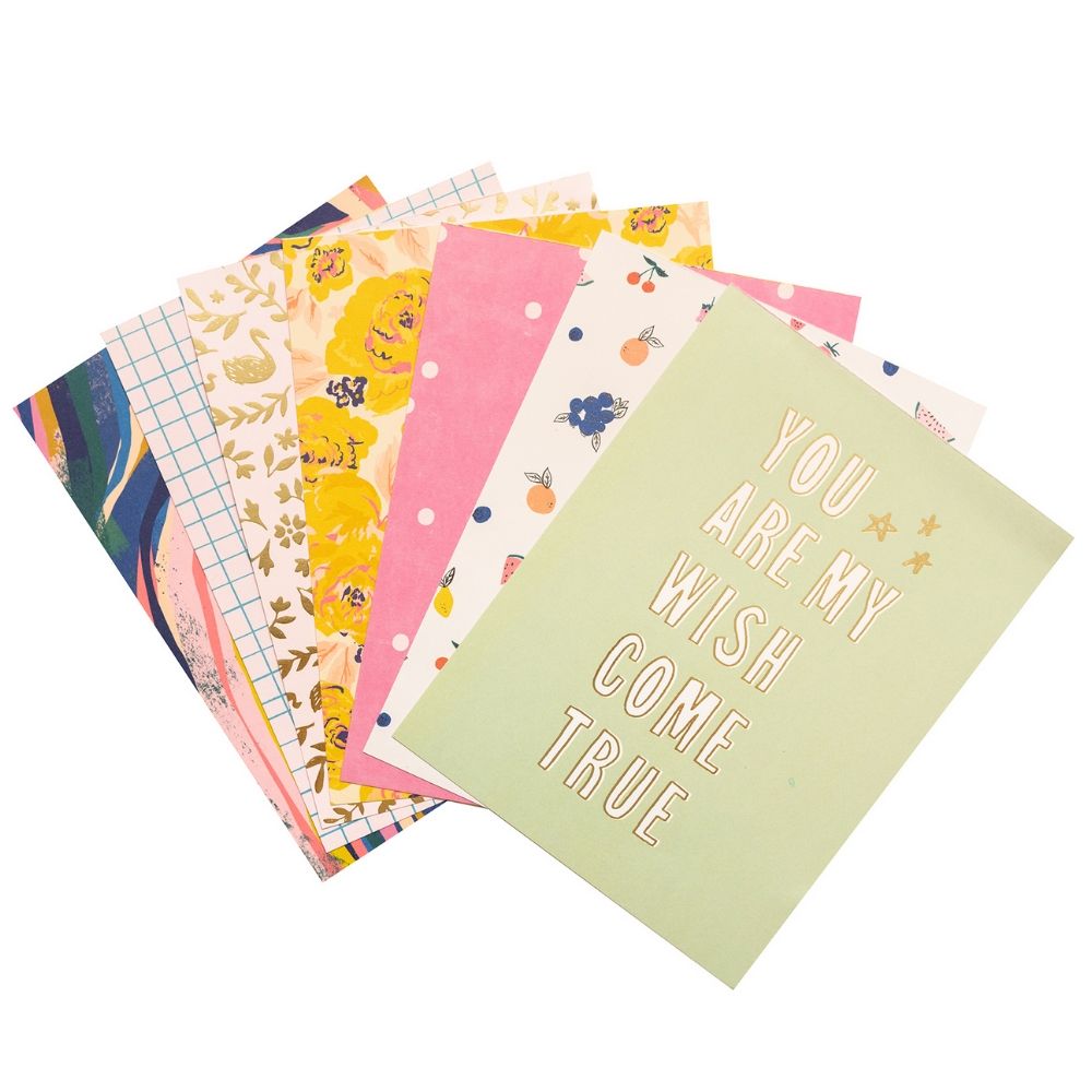 Sweet Story Paper Pad 6&quot; / Block de Papel Decorado Papel Pink Paislee