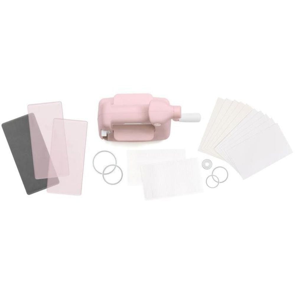 Mini Evolution Pink Machine Kit / Suajadora Mini Evolution 64 piezas Suajadoras / Troqueladoras We R Memory Keepers