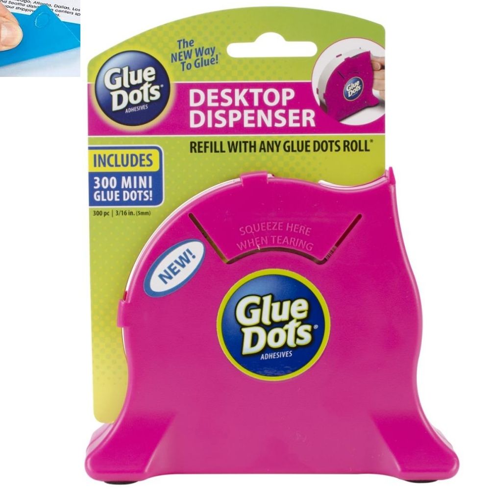 Glue Dots Desktop Dispenser / 300 Gotas de Pegamento y Dispensador Descontinuado Glue Dots Adhesives