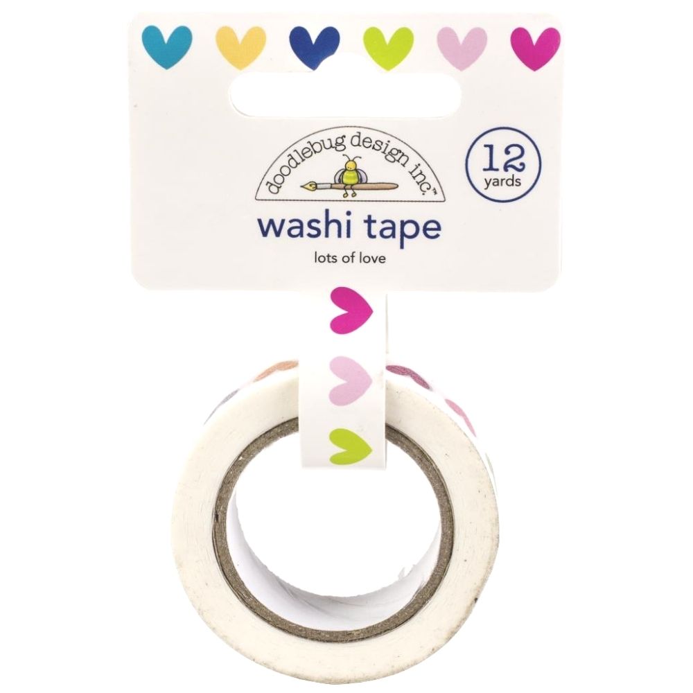 Lots Of Love Washi Tape / Cinta Adhesiva Amor Washi Tape Doodlebug