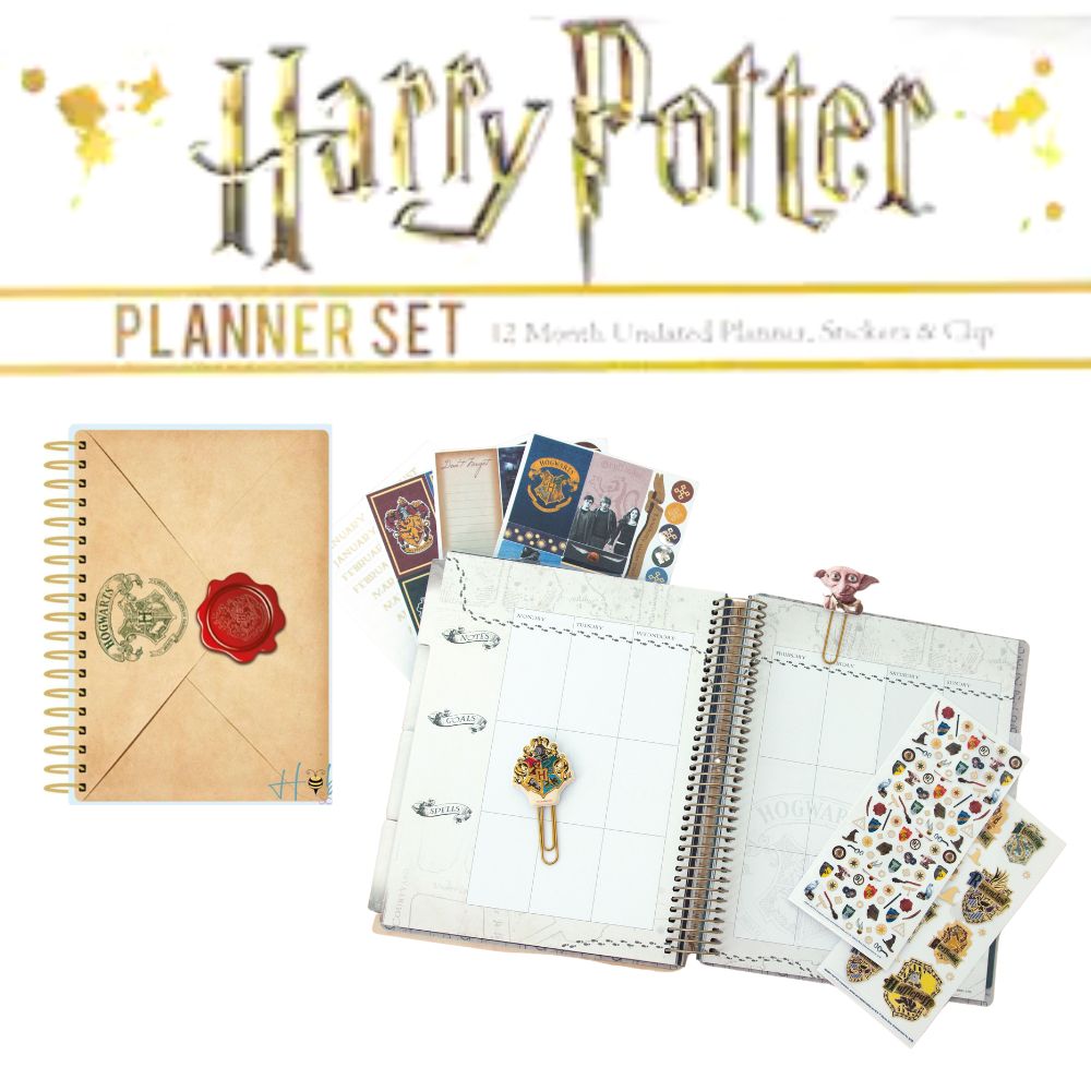 Harry Potter Planner Kit 12 Months /  Kit de Planificador para 12 meses Agendas y Journals Paper House