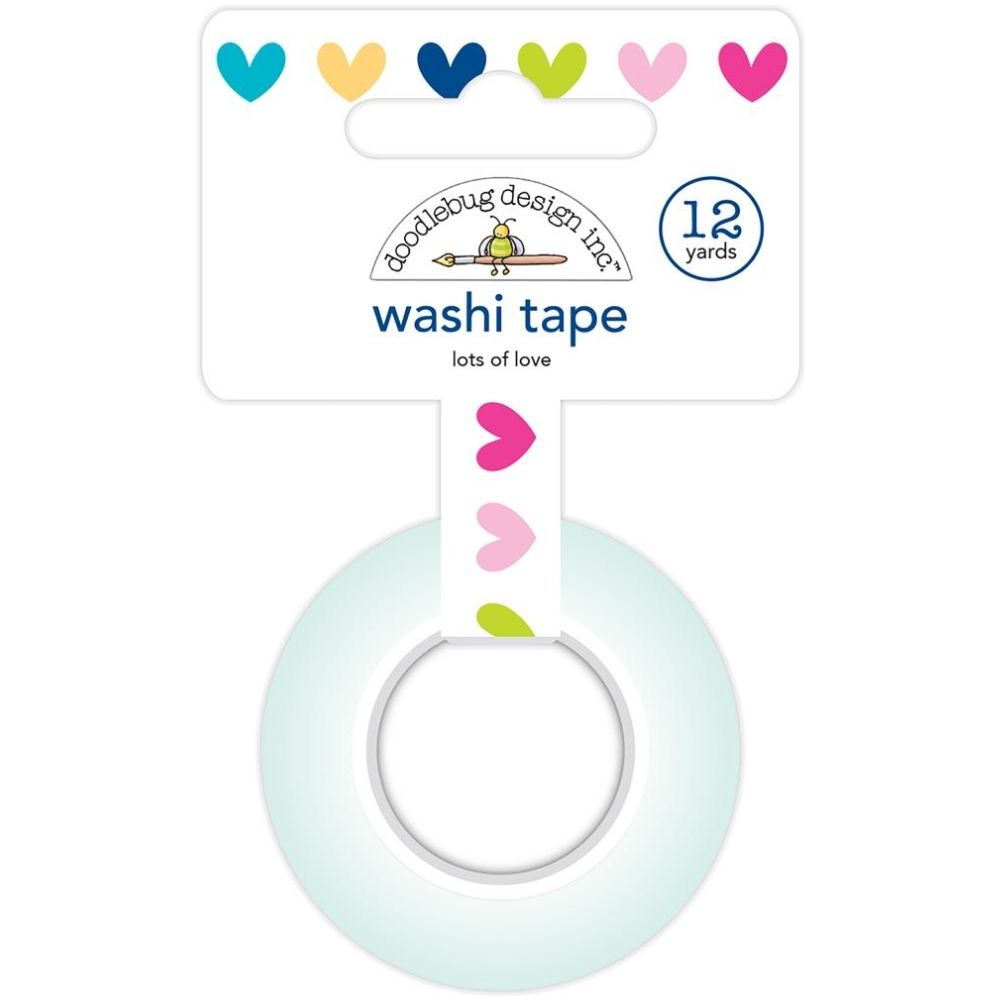 Lots Of Love Washi Tape / Cinta Adhesiva Amor Washi Tape Doodlebug