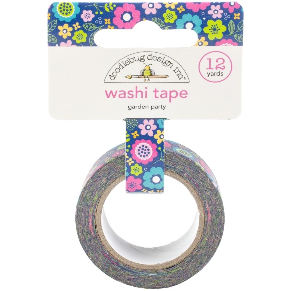 Garden Party Washi Tape / Cinta Adhesiva Floral Washi Tape Doodlebug