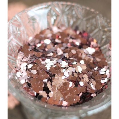 Super Chunky Glitter Rose Gold / Brillantina Gruesa Oro Rosa Descontinuado Darice