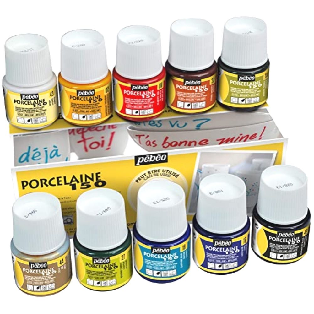 Porcelaine 150 China Paint Set / Pintura Para Porcelana Descontinuado Pebeo
