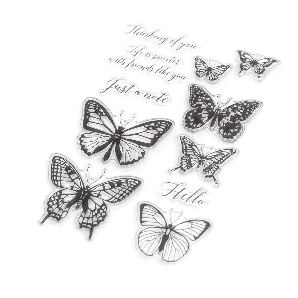 Beautiful Butterfly Stamps / Sellos de Mariposas Sellos BoBunny