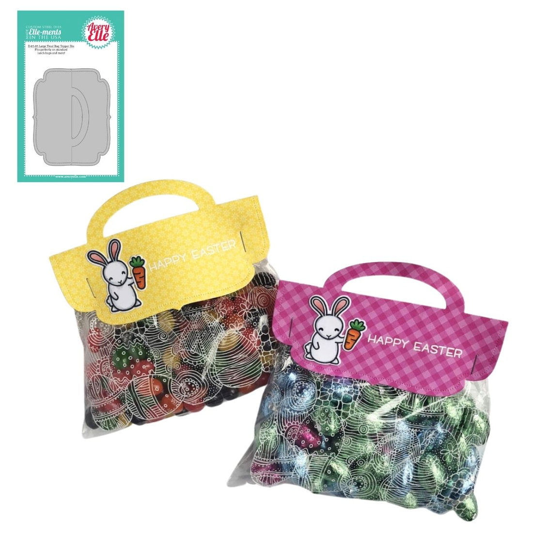 Large Treat Topper die / Suaje de corte para decorar Bolsas Grande Dados de Corte / Suajes / Troqueles Avery Elle