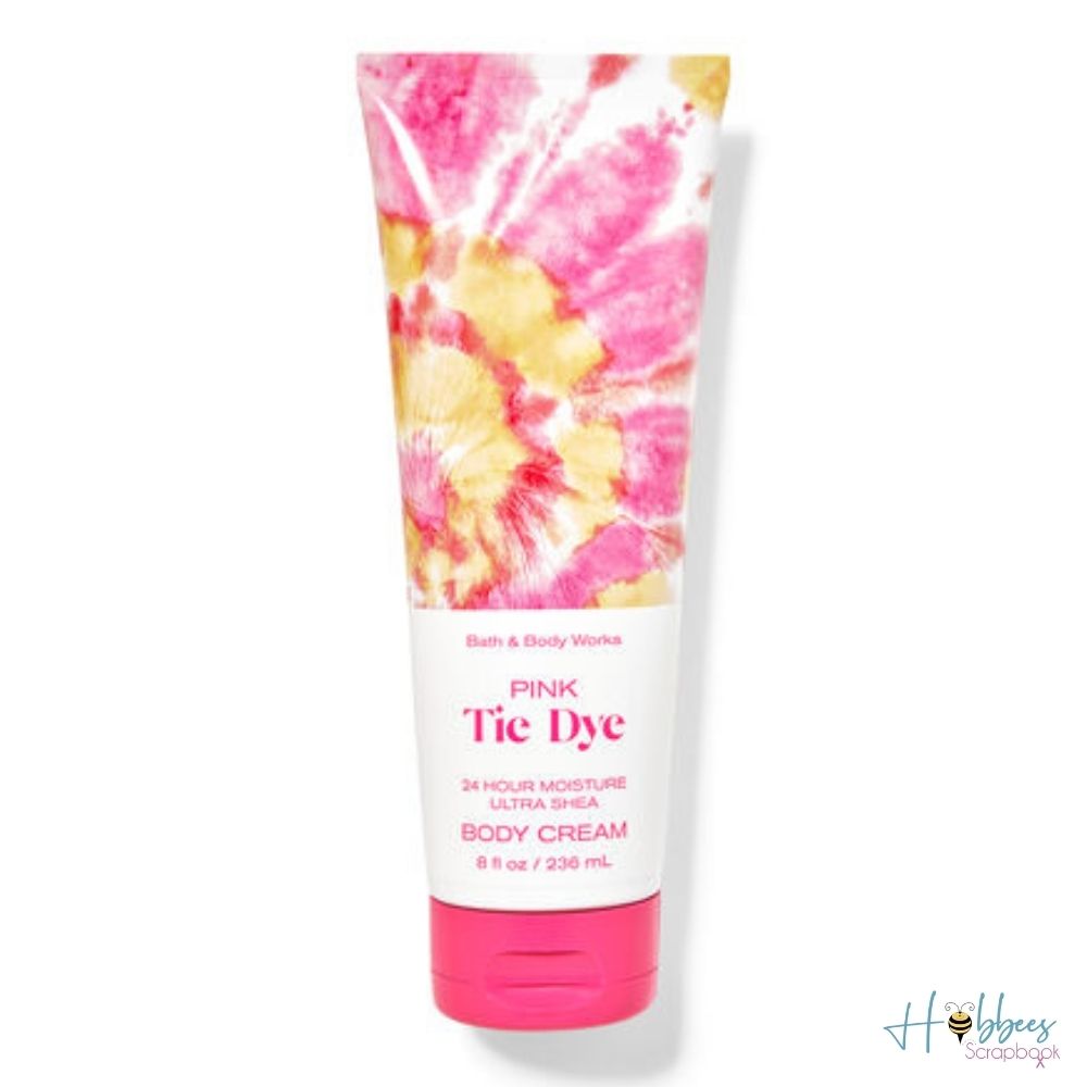 Pink Tie Dye Ultra Shea Body Cream / Crema Humectante Corporal Beauty Bath &amp; Body Works