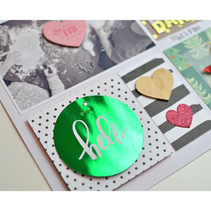 Minc Green Reactive Foil / Rollo de Papel Metalizado Verde Foil Heidi Swapp