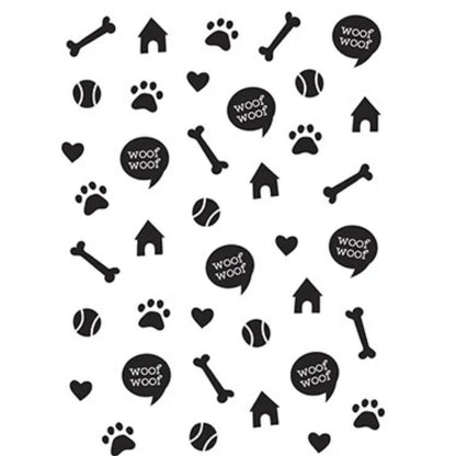 Embossing Folder Dog Design / Folder de Grabado Perritos Descontinuado Darice
