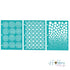Kaleidoscope Mixed Media Stencils / 3 Estenciles Caleidoscopio Descontinuado Vicki Boutin