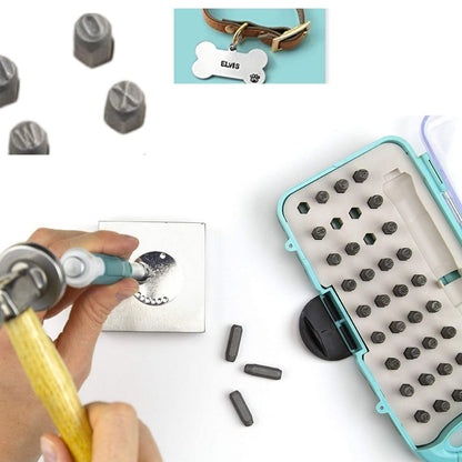 Stamp &amp; Go Metal Stamping Tool Kit / Kit de Estampado para Metal Herramientas Cousin