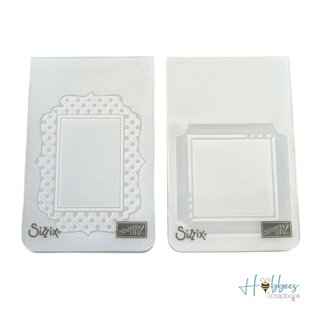 Fun Frames Embossing Folders / 2 Folders de Grabado de Marcos Decorados Folders de Grabado Stampin Up!