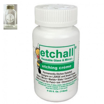 Etchall Etching Creme / Crema para Esmerilar Vidrio Pastas Texturizadoras y Medios Mixtos Etchall