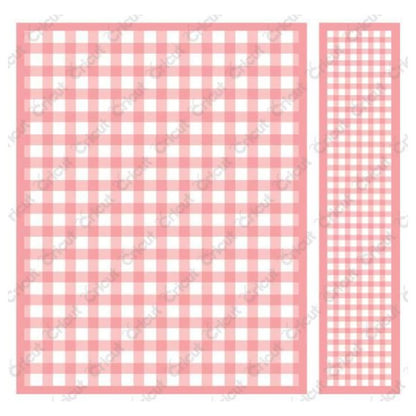 Gingham / 2 Folders de Grabado de Cuadritos Descontinuado Cricut