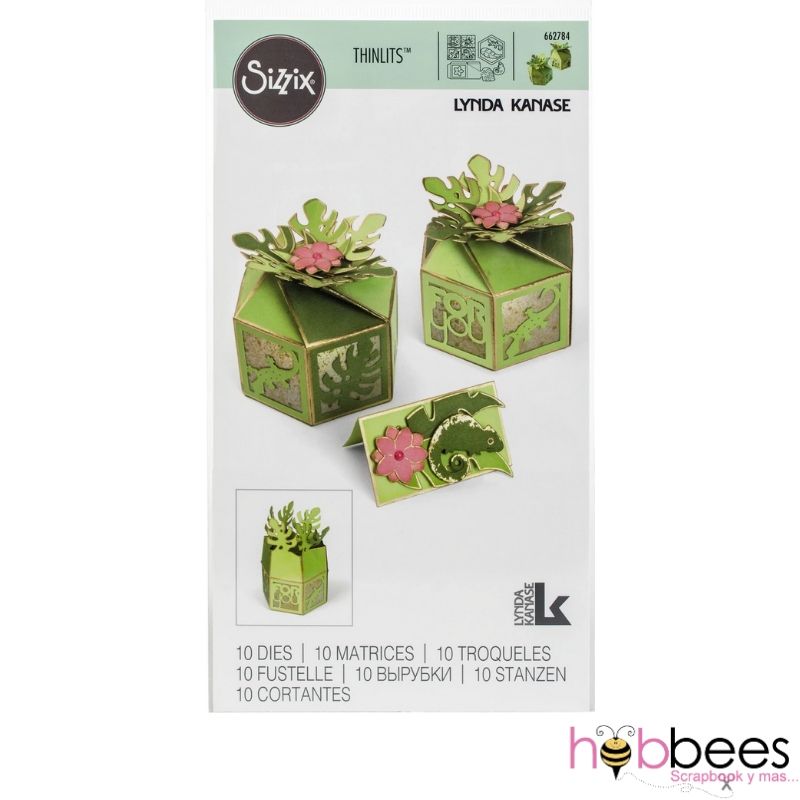 Thinlits Tropicool Twist Box Die / Suaje de Cajita Cierre Torcido Descontinuado Sizzix