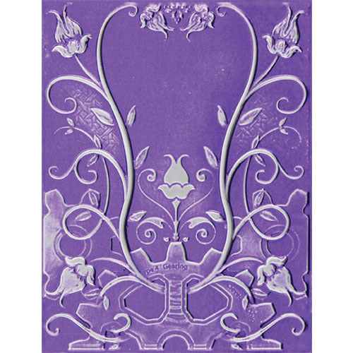 Floral Jewel Unique 3D Embossing Folder / Folder 3D Joya Floral Descontinuado Spellbinders